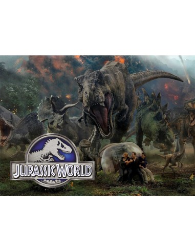 Papel de azúcar Jurassic World