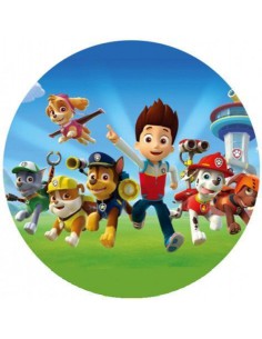 Papel de azúcar Patrulla Canina