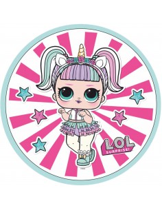 Papel de azúcar muñecas LOL modelo B