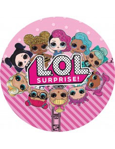 Papel de azúcar muñecas LOL modelo B