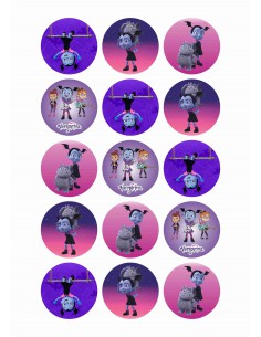 Papel de azúcar Vampirina para tarta personalizado