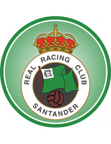 Papel de azúcar escudo Racing Santander