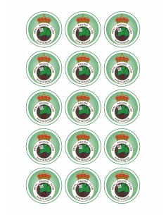 Papel de azúcar Racing Santander galletas