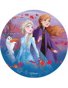 Papel de azúcar Frozen 2 para tartas