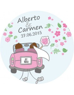 Papel de Azúcar Galletas de Boda