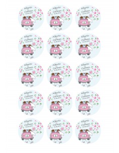 Papel de Azúcar Galletas de Boda 2