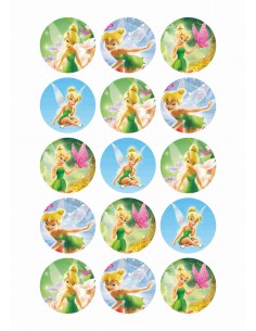 Papel de azúcar Campanilla para galletas