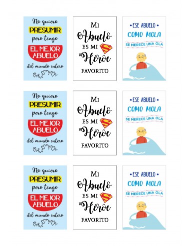 Papel de azúcar Abuelos