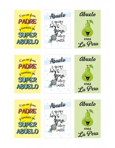 Papel de azúcar día del padre