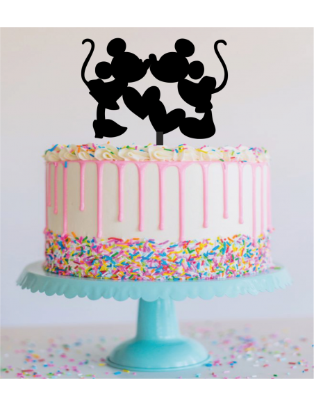 Topper tarta de boda mickey y minnie