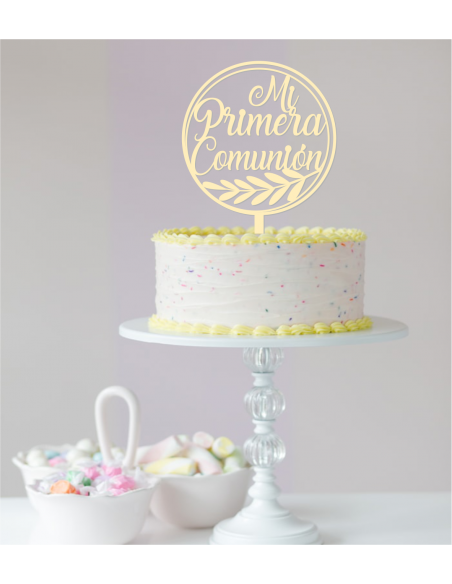 Topper para tarta mi primera comunión