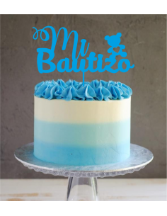Topper para tarta bautizo