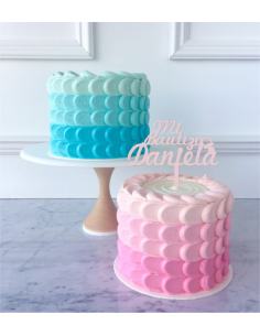 Topper para tarta bautizo