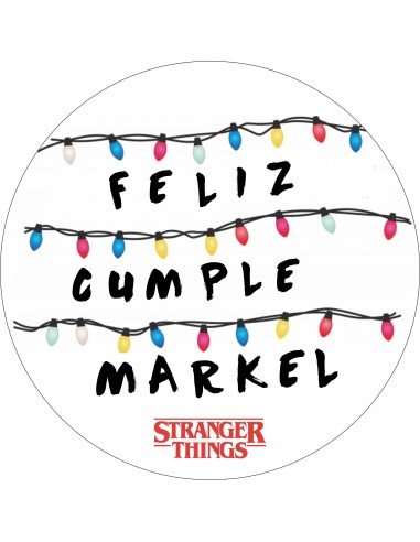 Papel de azúcar Stranger Things