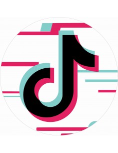 Papel de azúcar Tik Tok para tarta