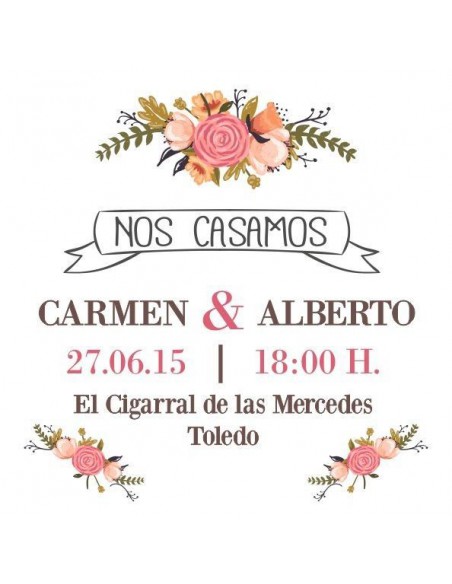 Papel de Azúcar Galletas de Boda