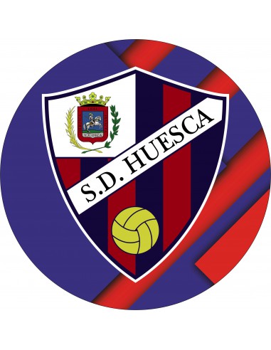 Papel de azúcar escudo SD Huesca