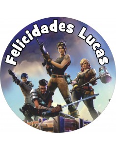 Papel de azúcar Fortnite personalizado