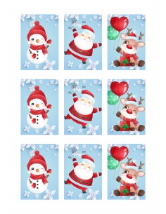 Papel de azúcar navidad