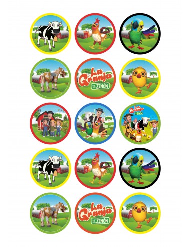 Papel de azúcar para galletas La Granja de Zenon