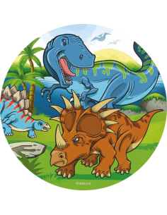 Papel de azúcar dinosaurios