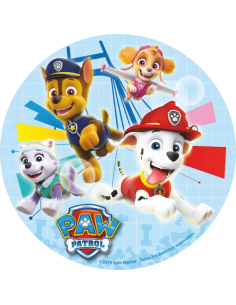 Papel de azúcar Patrulla Canina 