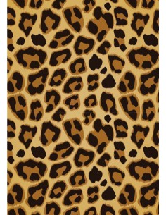 Papel de azúcar piel de leopardo