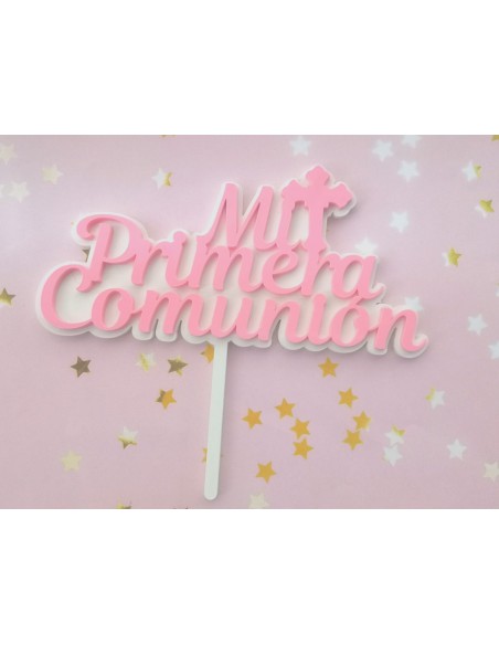 Topper para tarta comunion