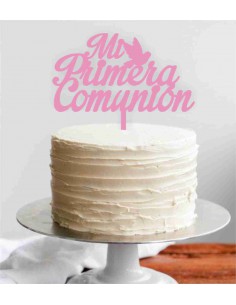 Topper para tarta mi primera comunión
