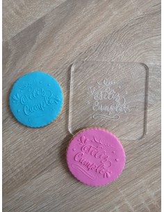 Sello para galletas Feliz Cumple