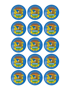 Papel de azúcar Fuenlabrada CF galletas