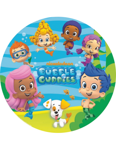 Papel de azúcar Bubble Guppies