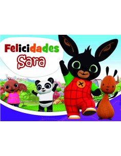 Papel de azúcar pesonalizado para tarta Bing