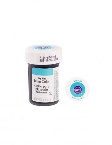 Colorante gel azul celeste