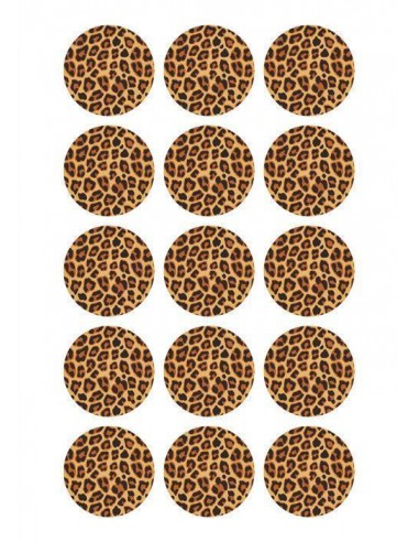 Papel de azúcar piel de leopardo