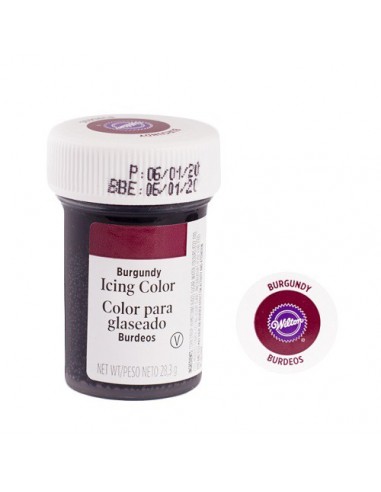Colorante gel burdeos