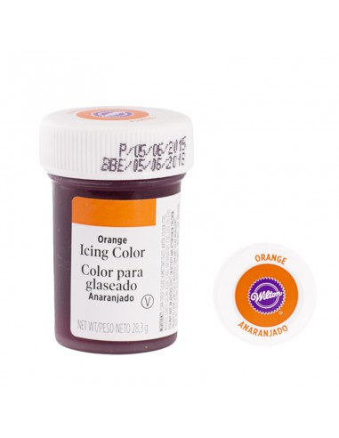 Colorante gel naranja