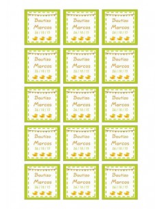 Papel de azúcar bautizo para galletas 2