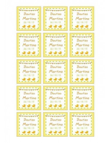 Papel de azúcar bautizo para galletas