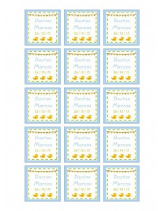 Papel de azúcar bautizo para galletas 2