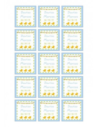 Papel de azúcar bautizo para galletas