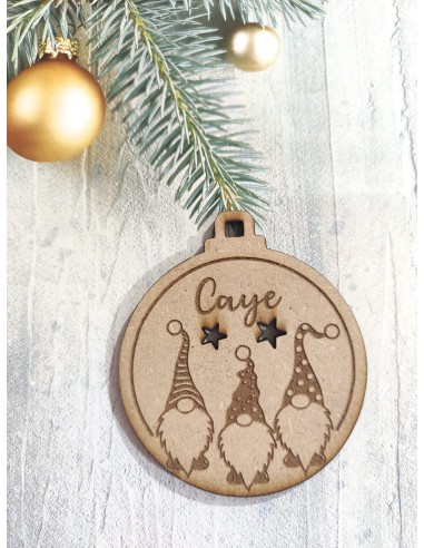 Bola Gnomos de Navidad personalizada