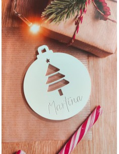 bola abeto navidad personalizada