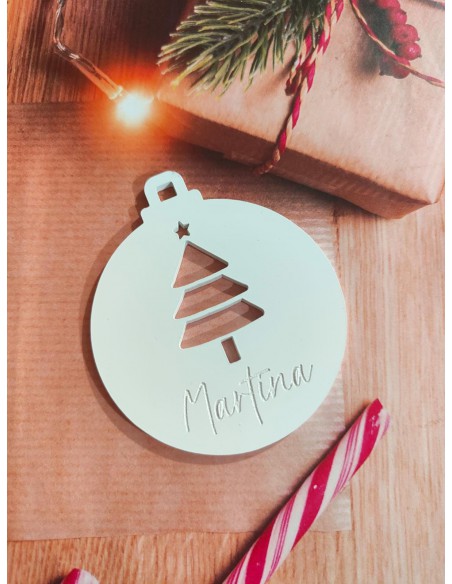 bola abeto navidad personalizada