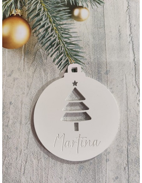 bola abeto navidad personalizada