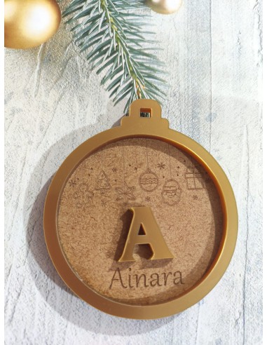 bola inicial navidad personalizada