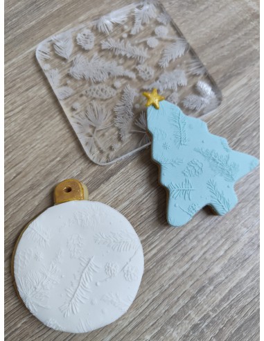 Sello para galletas Textura Bosque de Pino