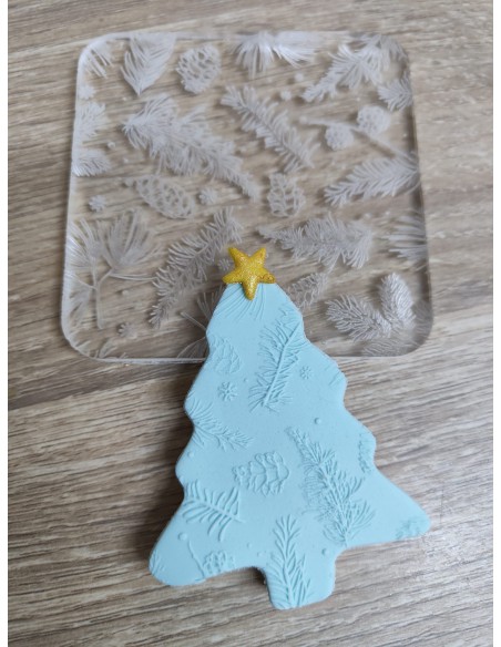 Sello para galletas Textura Bosque de Pino