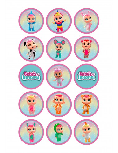 Papel de azúcar para galletas Bebés llorones