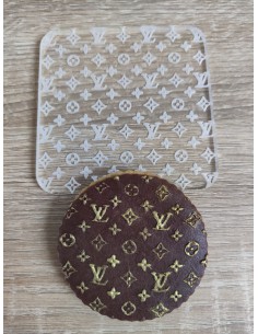 Sello Textura Louis Vuitton para fondant